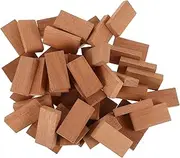 SUPVOX 50pcs Wooden Dominoes Natural Color Dominoes for Family Board Games Outdoor Activities Parties Multi Use Building Blocks for All Ages Develop Logic Math Skills