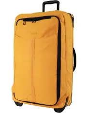 [PIERRE CARDIN] Large 72cm Soft-Shell Trolley Case in Yellow