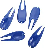 Golfs Divot Fork 30pcs Golf Green Fork Golfs Grass Repair Tool Golfs Lawn Fixed Fork Golfs Divot Fixing Fork Blue Tool Fork Portable Plastic Golfs Divot Tool Plastic Golfs Fork