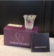 NEW Simon Pearce Anemone Bud Vase