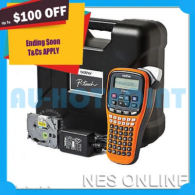 Brother PT-7100VP/E110VP P-Touch Label Printer Thermal Labeller+Carry Case