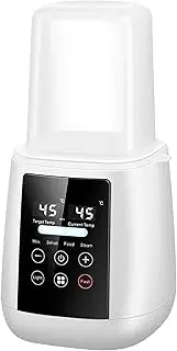Emesak 48H Thermostat Fast Bottle Warmer Baby, Food Heater Breastmilk, Warmer with Display and Smart Temperature Control, Perfect for Formula, Food Jars, Newborn Gift (White)