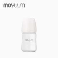 在飛比找momo購物網優惠-【MOYUUM】韓國 寬口矽膠玻璃奶瓶(150ml)