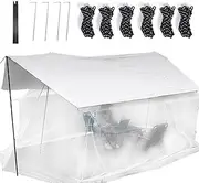 Mesh Tent for Outdoors, Protective Camping Gnats Net Gnats Net Canopy, Balcony Gnats Net Gnats Sleeping Net with Zip Door for Camping Picnics