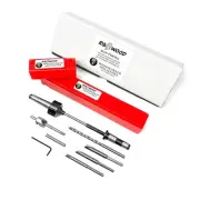#2 Morse Taper MT2 Pen Turning Mandrel with 7mm Drill Bit and Deluxe Barrel T...