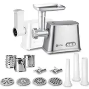 2800W Electric Meat Mincer Sausage Kibbeh Maker Slicer Shredder Kit