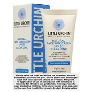 Little Urchin Natural Clear Zinc Sunscreen SPF50+ 50g