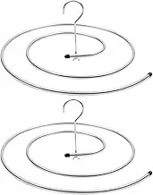 Cabilock 2pcs Portable Dryer Spiral Sheet Hanger for Bed Sheet Towel Windproof and Laundry Hanger Spiral for Double Bed