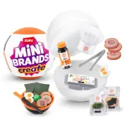 Mini MasterChef Toy Figure Set with UV LED Toque Create 11 Realistic Dishes