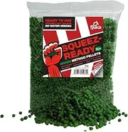 Green Squeez-Ready Method Pellet 200g | Ready-prepped 2mms | Carp, F1s, Tench, Bream