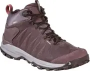 Brand New Oboz Sypes Mid Leather B Dry Hiking Shoe Women's Peppercorn US 6