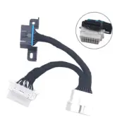 15CM OBD2 16Pin Extension Cable 1 to 2 Spliter OBDII Connector Male to Female M
