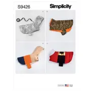 NEW Simplicity S9426 Quilted Dog Coats Pattern By Spotlight