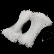 5" 1000 Pcs Snap Lock Pin Security Loop Plastic Tag Fastener Cable Tie