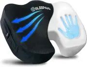 Sleepavo Office Chair Cushion - Seat Cushion for Tailbone Pain Relief - Butt Pil