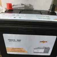 在飛比找蝦皮購物優惠-全新品Mega汽車電池75D23L免加水電瓶12V65ah6