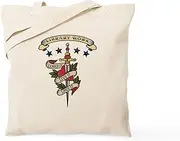 CafePress Love Library Work Tote Bag Natural Canvas Tote Bag, Reusable Shopping Bag