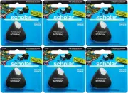 Prismacolor Scholar Aspiring Artist Eraser Latex Free - Black - 6 PACK