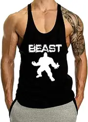 [GYMLEADER] Men’s 3 Pack Tank Tops Workout Gym Muscle Shirt Y-Back Fitness Bodybuilding Sleeveless T Shirt