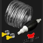 Portable Car Siphon Fuel Pump Water Hose Transfer Manual Gasoline Oil Absorber