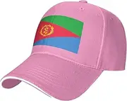 [SSIULUS] Eritrean Flag Casquette Cap Hats,Trucker,Baseball Cap with Snapback,Perfect for Summer,Golf
