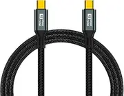GDSanlian「100W USB-C to USB-C Cable 2M｜PD3.0 QC4.0 RCM Certified｜20Gbps Data & 8K@60Hz Video｜Military Braided Nylon + Aluminium Alloy｜AS/NZS 4765 Durable｜MacBook Pro/S23 Ultra Compatible｜Black」