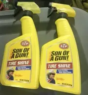 2 Pack STP Son Of A Gun Tire Shine Long Lasting High-Gloss Shine
