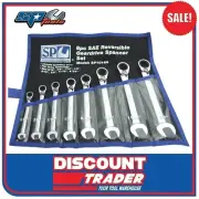 SP Tools Geardrive ROE Ratcheting Spanner Set 15° Offset - SAE 8 Piece SP10158