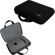 for Apple Mac Mini Desktop PC Computing MGEM2LL/A MGEN2LL/A MGEQ2LL/A Travel EVA Hard Protective Case Carrying Pouch Cover Bag Compact Sizes by Hermitshell