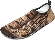 [BTCOWZRV] Water Shoes for Women Men Library Bookcase Water Sports Shoes Slip-on Breathable Lightweight Athletic Aqua Sock