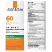 La Roche posay SPF 60 Anthelio Clear Skin Sunscreen 1.7oz/50mL