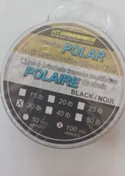 Polar Premium Multi Strand Braided Tip-Up Line Sand 30lb 100yds Ice Fishing