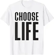 [VidiAmazing] Choose Life T-Shirt Men Women 80'S Funny Nerd Geek T-Shirt ds345 T-Shirt