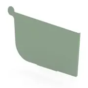 QLD NEW Stratco Quad Gutter 125 Stop End Mist Green