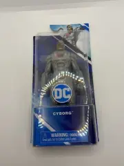 DC Comics Cyborg Grey And Red Action Figure Spin Master 6" New