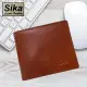 【Sika】真皮100%義大利牛皮／男用皮夾／3卡片 (深咖啡色) A8219-02