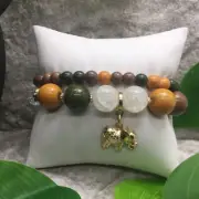 2 PC Handmade Bohemian Beaded Stackable Stretch Bracelet Set New Free Ship 8798
