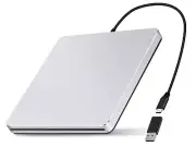 External CD DVD Drive USB C CD/DVD Burner DVD Player for Laptop Slot-in CD DV...