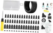 60PCS Tire Plug Kit, Tire Repair Rubber Nails, Vacuum Tyre Repair Screws Fast