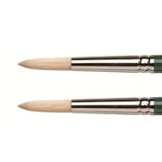 2x Winsor & Newton WOC Winton Hog Round Paint Brush Oil Art/Craft Painting Sz 10