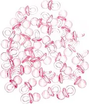 SWOOMEY 100Pcs Mini Pacifiers Adorable Decorative Pacifier Models for Party Favors Showers and Celebrations Lightweight Durable for Present Bags
