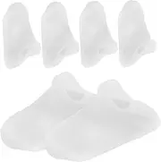 [PLAFOPE] Silicone Foot Care Socks Set 3 Pairs Beach Socks Foot Softening Film Moisturizer Socks for Dry Skin