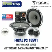 Focal PS 165V1 (PERFORMANCE series) 2-Way component kit 6.5"(165mm), 80W Rms, 4Ω