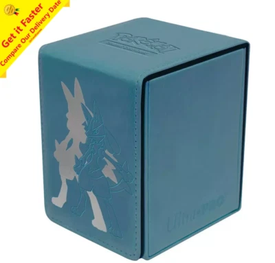 Ultra Pro Pokemon Alcove Premium Flip Box Elite Series Lucario NEW