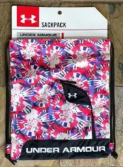 Under Armour Kaleidoscope Surge Sackpack- Pink Purple White - Sports Bag