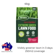 Scotts Lawn Builder Extreme Green Lawn Food Slow Release Fertiliser Turf 4kg
