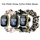 Scrunchie Fabric Replacement Band Strap For Fitbit Versa 3 / Fitbit Sense Girl