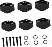 SWOOMEY 6 Sets Guitar Tuning Handles Accurate Folk Instrument Knobs Durable String Turner Caps for Acoustic Electric Guitars Reliable Replacement for Old Tuning Pegs