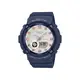 【CASIO BABY-G】時尚金屬光感雙顯運動腕錶-深海藍/BGA-280BA-2A