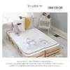 韓國Petit Bird竹纖維嬰幼兒防水保潔床墊—企鵝家族-100x130cm